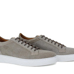 Sneaker in camoscio traforato color roccia e fondo in gomma leggera 326FROCC 170 ROSSI 