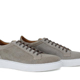 Sneaker in camoscio traforato color roccia e fondo in gomma leggera 326FROCC 170 ROSSI 