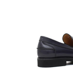 College stile inglese in vitello spazzolato blu con fondo in gomma leggera 5940GCBLU 89 ROSSI 