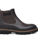 Stivaletto beatles in vitello anticato testa di moro e fondo in gomma leggera 9154CTPBOSTM 1039 ROSSI 