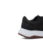 Sneakers in vitello nabuk nero con fondo in gomma leggero vibram 1261BRNE 47 ROSSI 