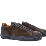 Sneakers in camoscio anticato marrone con fondo in gomma 109HSQUI 1038 ROSSI 