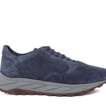 Sneaker  in camoscio traforato colore navy e fondo leggero Vibram 1010FLTZ 1102 ROSSI 