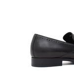 Mocassino in pelle nappa nera con fondo in gomma 1012NAPNE 135 ROSSI 