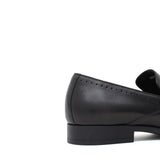 Mocassino in pelle nappa nera con fondo in gomma 1012NAPNE 135 ROSSI 