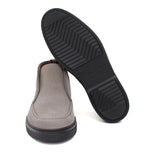 Polacchino con elastico centrale in camoscio ingrassato color roccia e fondo in  gomma leggera 1602PCHSCLO 1042 ROSSI 