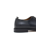 Derby liscio in vitello spazzolato verde bottiglia con fondo cuoio antiscivolo 6403CTBOT 171 ROSSI 