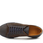 Sneakers in camoscio anticato marrone con fondo in gomma 109HSQUI 1038 ROSSI 