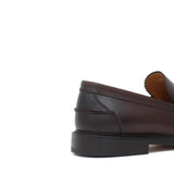 College in vitello a pieno fiore anticato color marrone e fondo in cuoio antiscivolo 1552SMM 199 ROSSI 