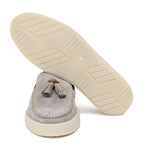 Slip-on con nappine in camoscio taupe e fondo in gomma cucito 622CAFLOTA 163 ROSSI 