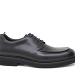 Derby in vitello spazzolato nero con fondo in gomma leggera 1203GCALN 386 ROSSI 