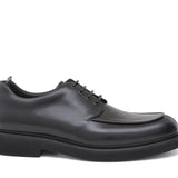 Derby in vitello spazzolato nero con fondo in gomma leggera 1203GCALN 386 ROSSI 