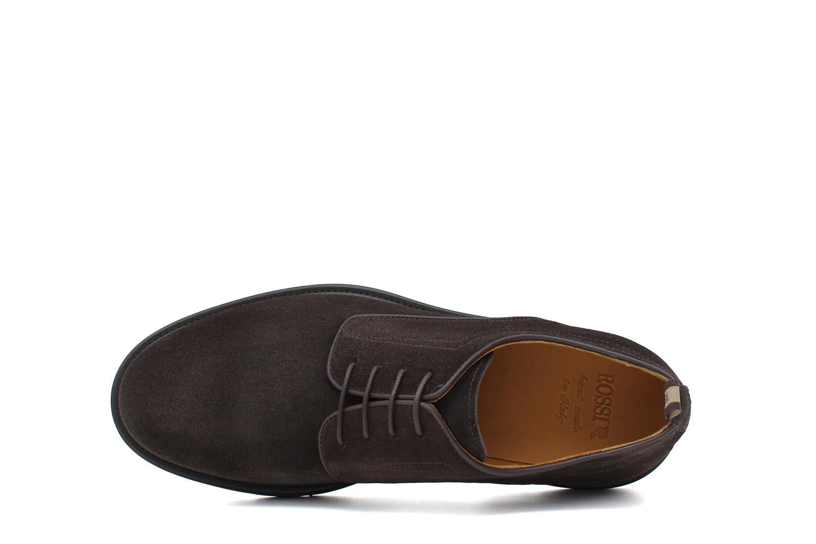 Derby in suede testa di moro  con fondo in gomma leggera 1279CHSMO 220 ROSSI 