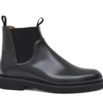 Stivaletto modello beatles in vitello spazzolato semilucido nero con fondo in gomma leggera 1281PCANER 1116 ROSSI 