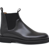 Stivaletto modello beatles in vitello spazzolato semilucido nero con fondo in gomma leggera 1281PCANER 1116 ROSSI 