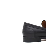 College stile inglese in vitello a pieno fiore nero con fondo cuoio cucito blake 5316CSN 298 ROSSI 