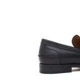 College stile inglese in vitello a pieno fiore nero con fondo cuoio cucito blake 5316CSN 298 ROSSI 