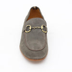 Mocassino con accessorio in camoscio sabbia e fondo in cuoio cucito 8714SILVBIS 1052 ROSSI 