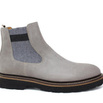 Beatles in camoscio color roccia e fondo in gomma leggera 9154CTPHSC 392 ROSSI 