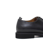 Derby liscio in vitello spazzolato nero con fondo in gomma leggera 6403GCALNE 1122 ROSSI 