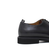 Derby liscio in vitello spazzolato nero con fondo in gomma leggera 6403GCALNE 1122 ROSSI 
