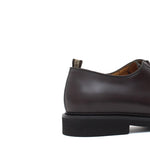 Derby liscio in vitello spazzolato marrone con fondo in gomma leggera 6403GCALM 118 ROSSI 