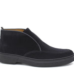 Polacchino con elastico centrale in camoscio ingrassato blu e fondo gomma leggera 1238PHSBLU 1141 ROSSI 