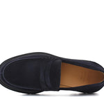 Mocassino College  in camoscio blu e fondo in gomma leggera 5316RHSBLU 45 ROSSI 
