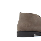 Polacchino stringato in camoscio color sabbia con fondo in gomma 084RHSBIS 150 ROSSI 