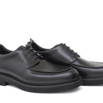 Derby in vitello spazzolato nero con fondo in gomma leggera 1203GCALN 386 ROSSI 