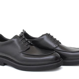 Derby in vitello spazzolato nero con fondo in gomma leggera 1203GCALN 386 ROSSI 