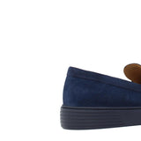 Slip on in camoscio navy e fondo in gomma leggera 1029FLOOLTR 1013 ROSSI 