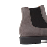 Stivaletto modello beatles in camoscio color fango con fondo in gomma 9154PHSBIS 283 ROSSI 