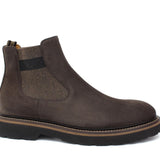 Beatles in camoscio color testa di moro e fondo in gomma leggera 9154CTPHSM 120 ROSSI 