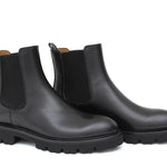 Beatles donna in vitello a pieno fiore color nero con fondo in gomma leggera D213PSNER 32 ROSSI 