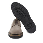 Derby in suede color sabbia e fondo in gomma leggera 9265HSBIS 1066 ROSSI 