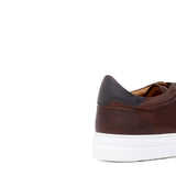 Sneaker  in vitello naturale marrone con fondo in gomma leggera 238LDC 403  UN ROSSI 