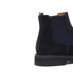 Beatles in camoscio color  blu e fondo in gomma leggera 9154CTPHSSBLU 204 ROSSI 