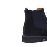 Beatles in camoscio color  blu e fondo in gomma leggera 9154CTPHSSBLU 204 ROSSI 