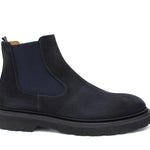 Beatles in camoscio color  blu e fondo in gomma leggera 9154CTPHSSBLU 204 ROSSI 