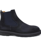 Beatles in camoscio color  blu e fondo in gomma leggera 9154CTPHSSBLU 204 ROSSI 