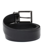 Cinta in vernice stampa velvet  nero h 35 con fibbia in canna di fucile F0304MCFLVELN 82 ROSSI 