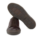 Sneakers in cervo vegetale anticato marrone con fondo in gomma 109CVM 63 ROSSI 