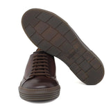 Sneakers in cervo vegetale anticato marrone con fondo in gomma 109CVM 63 ROSSI 
