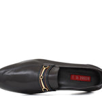 Mocassino in canguro testa di moro con fondo in cuoio antiscivolo cucito blake 7712CANTM 975 ROSSI 