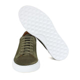 Sneaker in camoscio traforato color verde e fondo in gomma leggera 326FAVER 277  UN ROSSI 