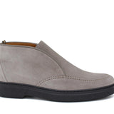 Polacchino con elastico centrale in camoscio ingrassato color roccia e fondo in  gomma leggera 1602PCHSCLO 1042 ROSSI 