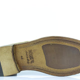 Derby in camoscio anticato color cuoio con fondo in cuoio antiscivolo cucito 8703SILAL 966 ROSSI 