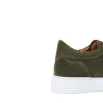 Sneaker in camoscio traforato color verde e fondo in gomma leggera 326FAVER 277  UN ROSSI 