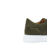 Sneaker in camoscio traforato color verde e fondo in gomma leggera 326FAVER 277  UN ROSSI 